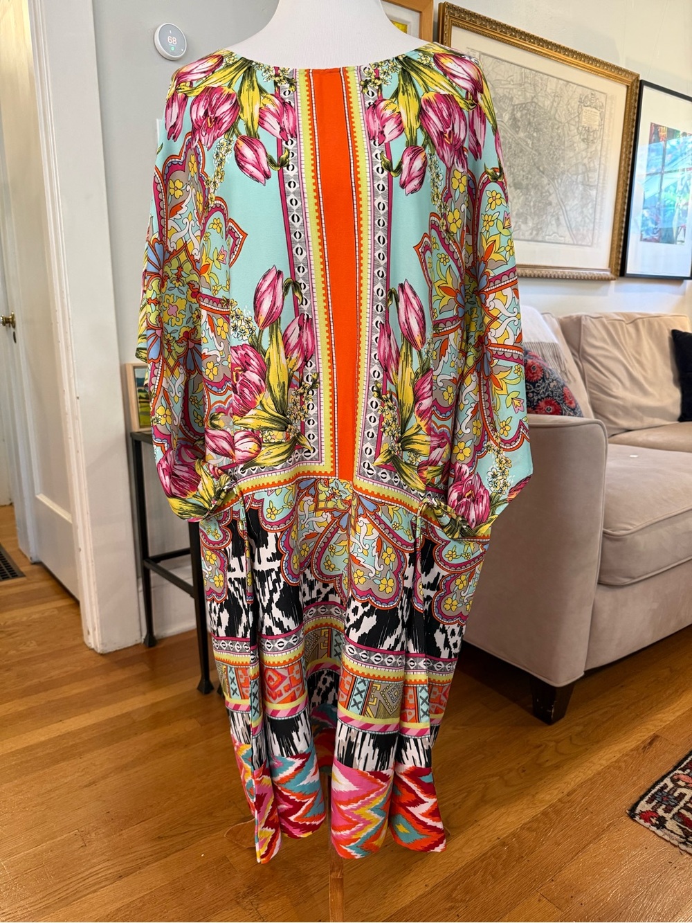 Vintage Alberto Malakai NY Caftan Dress